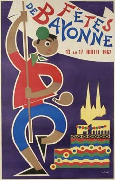 affiche-des-fetes-de-Bayonne-en-1967