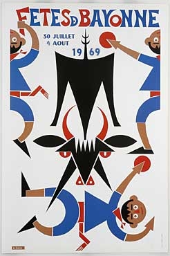 affiche-des-fetes-de-Bayonne-en-1969