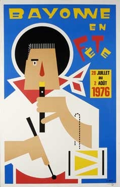 affiche-des-fetes-de-Bayonne-en-1976