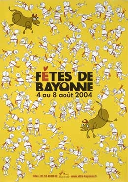 affiche-des-fetes-de-Bayonne-en-2004