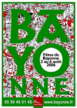 affiche-des-fetes-de-Bayonne-en-2006