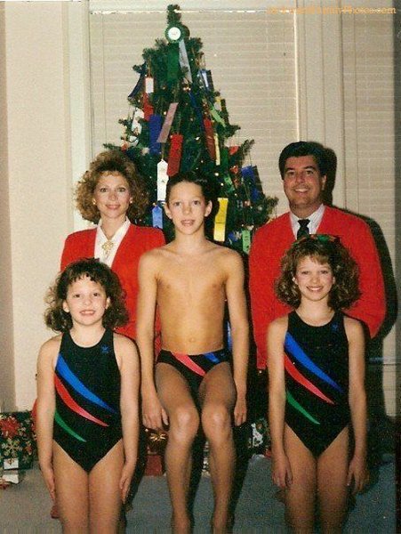 Gymnastique Le pire des photos de famille pour noël 