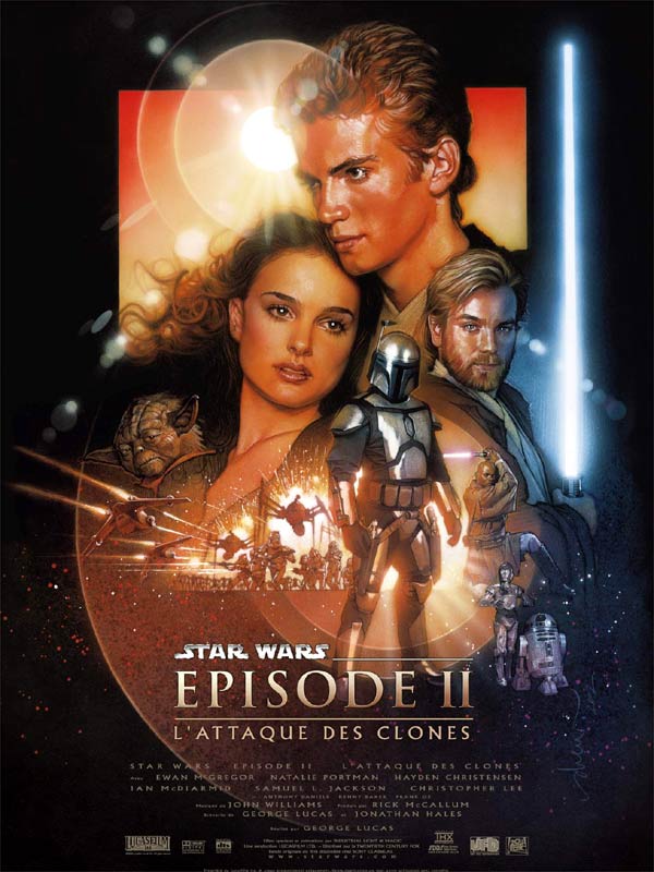 L'Attaque des clones de George Lucas, sorti en 2002