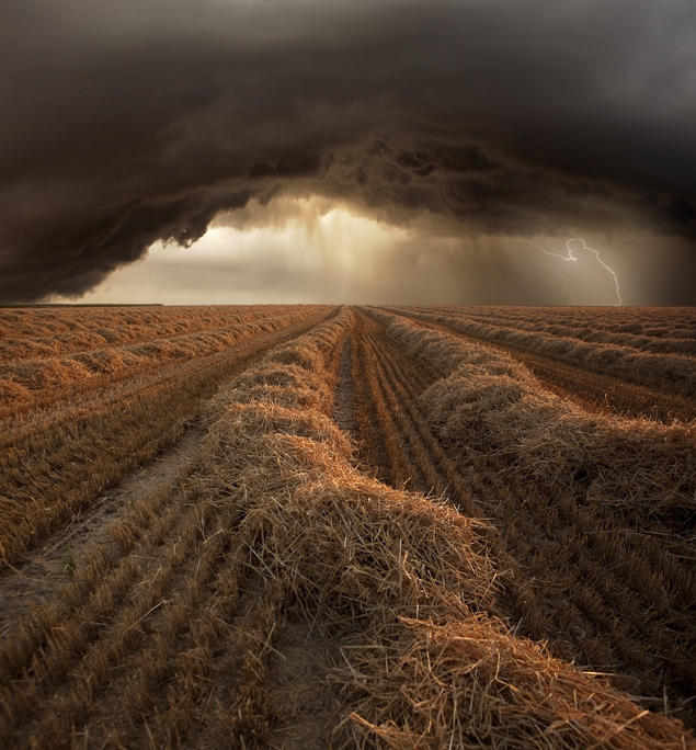 orage au moment de la récolte
