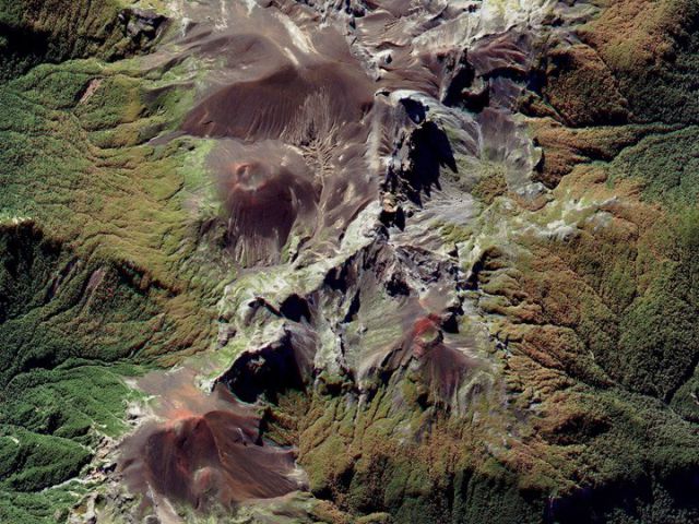 Chili - Andes chaîne volcanique