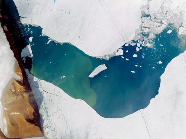 Groenland - glacier Petermann et icebergs