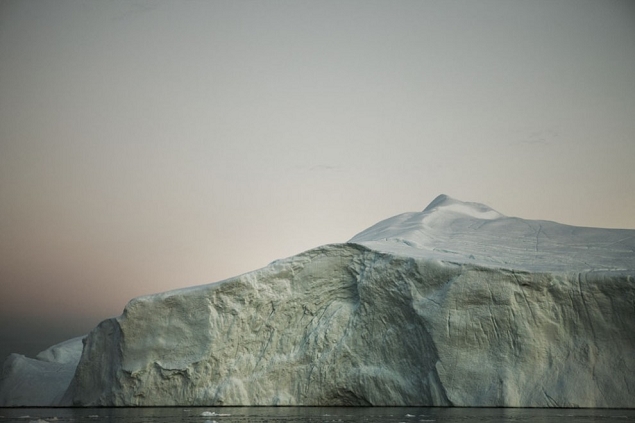 Icebergs océan artique