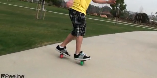 Freeline Skates le skateboard sans planche
