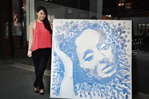 Hong Yi - Un portrait d’Adèle en bougie