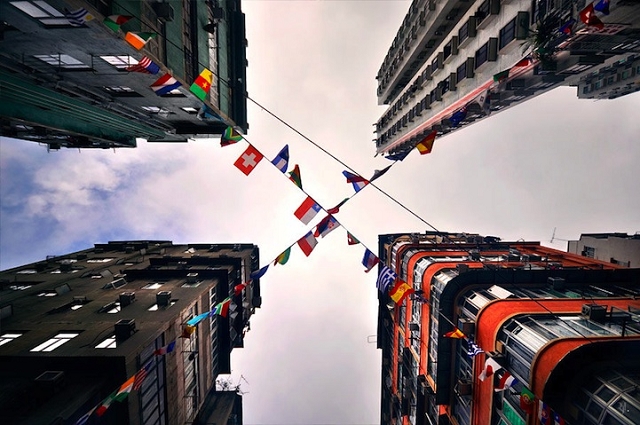 Perspectives verticales à Hong Kong