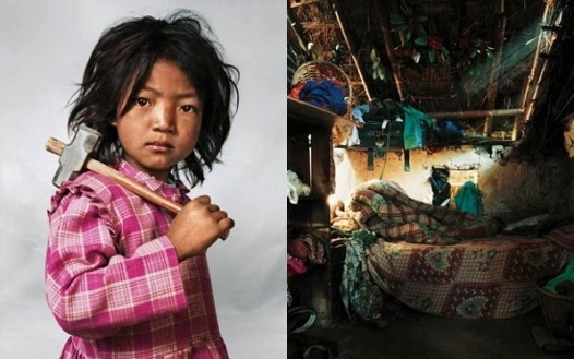 Indira 7 ans - Kathmandu, Nepal