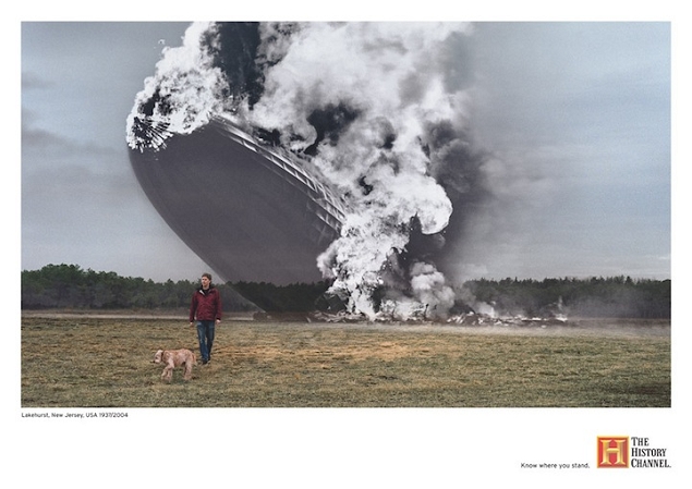 la catastrophe du Hindenburg en 1937