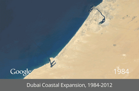 Dubai Coastal Expansion - evolution de la Terre