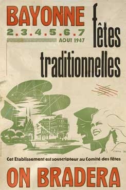 affiche-des-fetes-de-Bayonne-en-1947