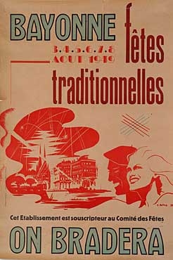 affiche-des-fetes-de-Bayonne-en-1949