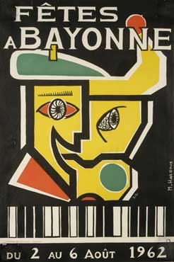 affiche-des-fetes-de-Bayonne-en-1962