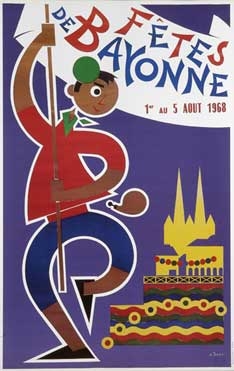 affiche-des-fetes-de-Bayonne-en-1968