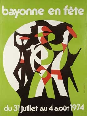 affiche-des-fetes-de-Bayonne-en-1974