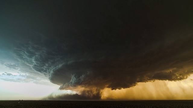 orage supercellulaire au Texas par Mike Olbinski