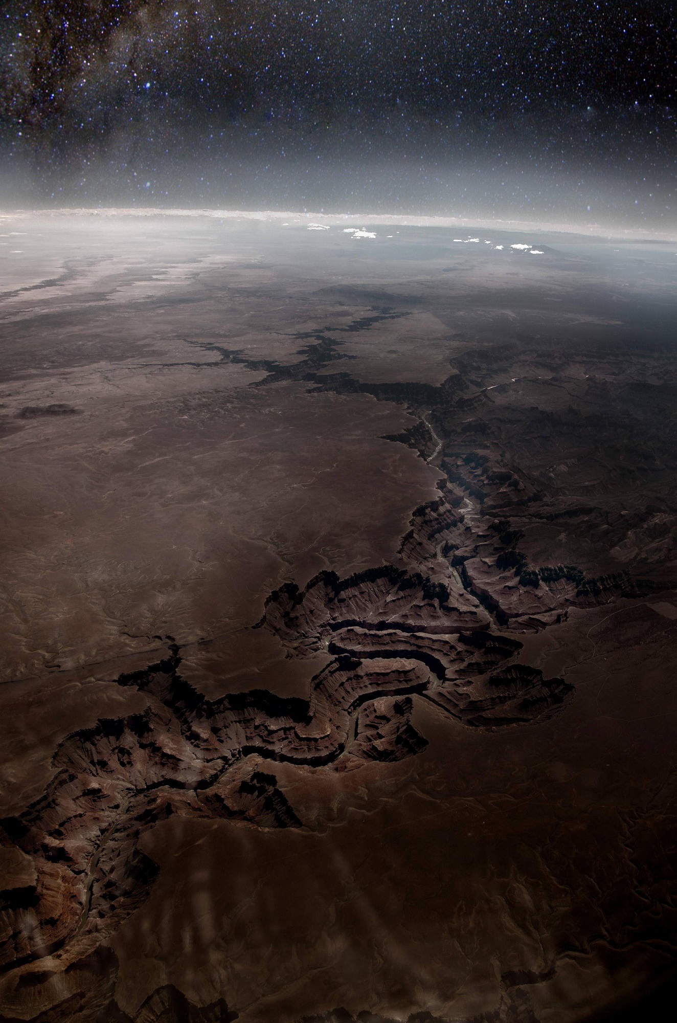 Grand Canyon vu de l'espace