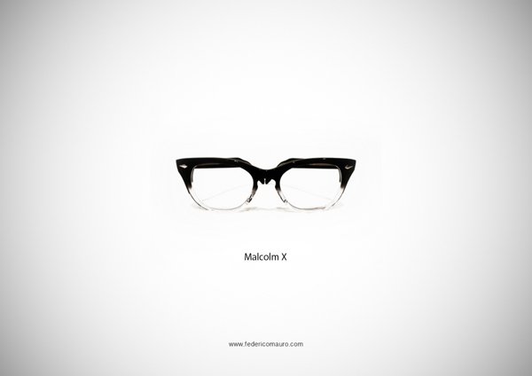 lunettes Malcom X