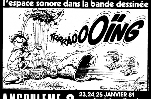 Affiche-Salon-bande-dessinee-angoulemes-1981-Andre-Franquin