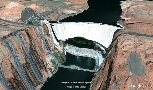 Glen-Canyon-Dam-Arizona-Google-earth-anomalie-