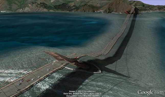 Golden-Gate-Bridge-San-Francisco-Californie-Google-earth-anomalie-