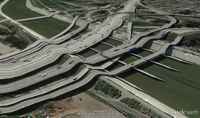 Los-Angeles-Californie-USA-Google-earth-anomalie-