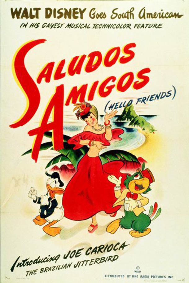 Saludos Amigos 1943 affiche