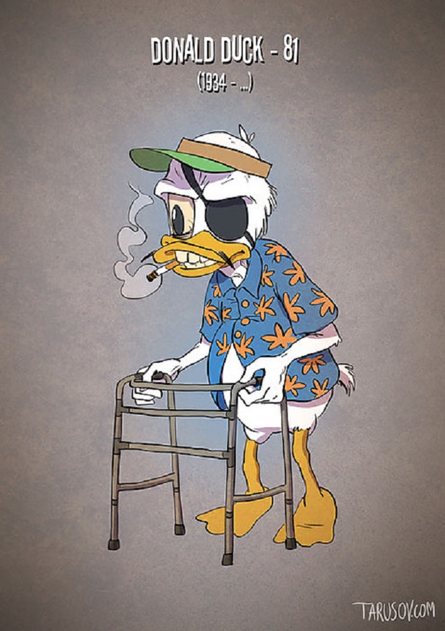 Age-personnages-cartoon-Donald-Duck