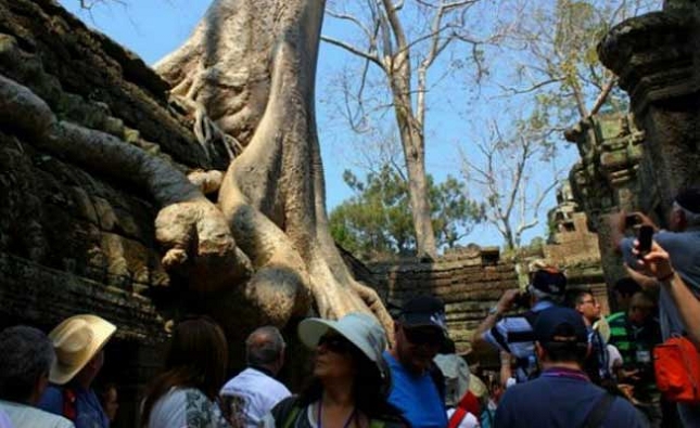 Exporation des temples de Siem Reap, Cambodge.realité