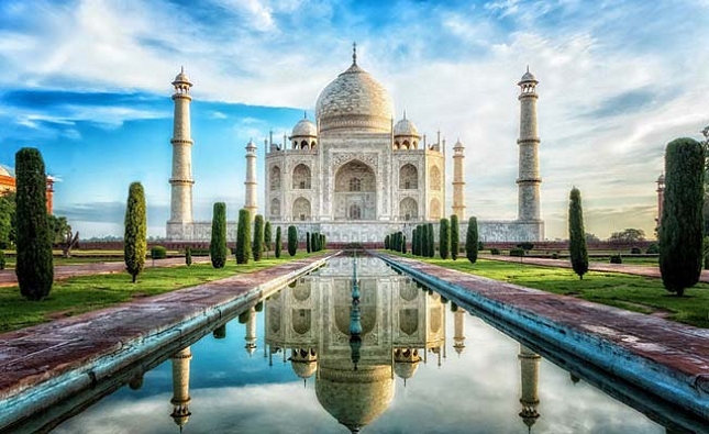 LE Taj Mahal en Inde à couper le souffle