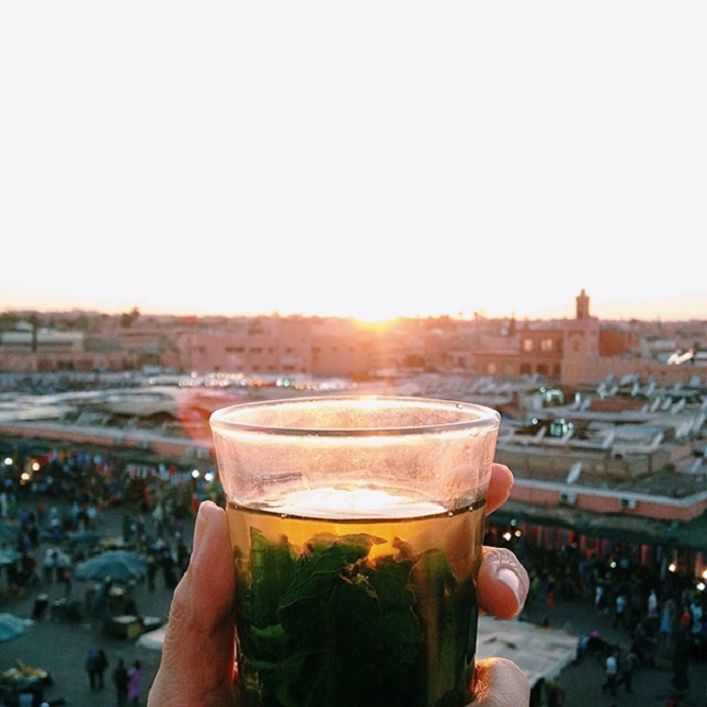 Thé à la menthe - Maroc