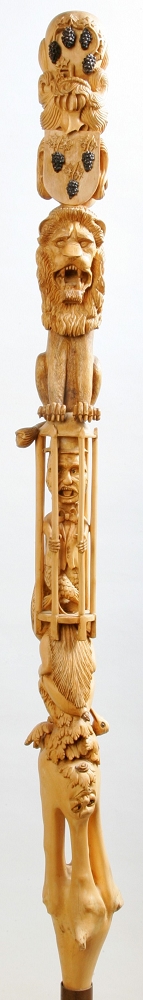 Sculpture-canne-baton-taille-direct-Pierre-Damiean-1